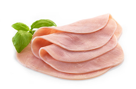 sandwich ham slices