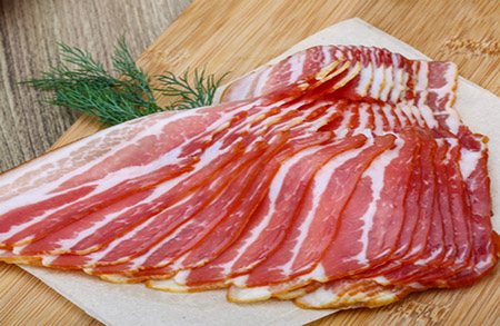 Streaky bacon